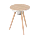 MOMAX Cymbal Multifunctional Foldable Smart Table With Wireless Charging, Speakers, USB-C Ports, and LED Lighting Effects - Image 2