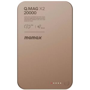 Momax Q.Mag X2 35W 20000mAh wireless battery pack (Desert Titanium)