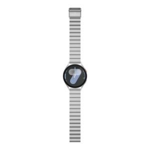 SMARTIX Premium S.Steel Band 20 mm for Samsung Watch-7 Silver - Image 1