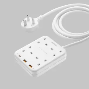 MOMAX ONEPLUG PD20W 2A1C 4 outlet strip White