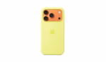 iPhone 17 Pro Max Silicone Case with MagSafe – Neon Yellow
