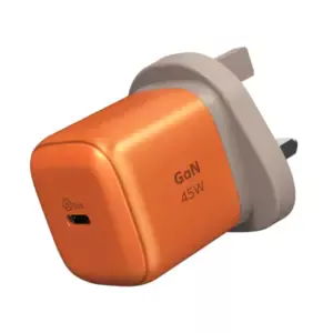MOMAX 1-CHARGE 45W GaN Charger (Orange) - Image 1