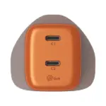 MOMAX 1-Charge 45W 2-Port GaN Charge Orange - Image 2