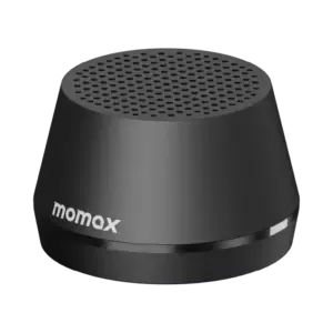 MOMAX 1-VIBE GO LITE Magnetic Wireless Speaker (Black) - Image 1