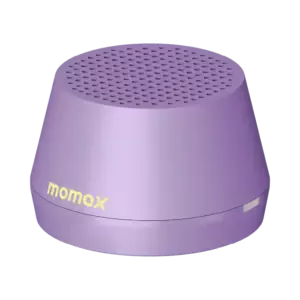 MOMAX 1-VIBE GO LITE Magnetic Wireless Speaker (Purple) - Image 1