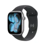 Apple Watch Series 11 GPS + Cellular 46mm Space Grey Aluminium Case with Black Sport Band - M/L - Image 2