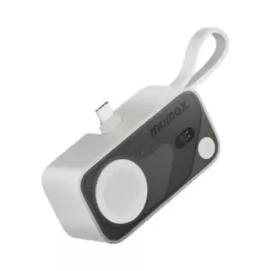 MOMAX 1-Power X Pro Mini⁺ 5000mAh Integrated Foldable USB-C Plug and Built-In USB-C Cable Battery Pack