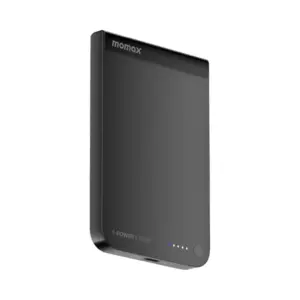MOMAX1-POWER S.PASS 5000mAh Qi2 Magnetic Wireless Battery Pack (Titanium)