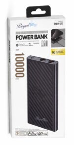 Royal Power Bank 10000mah (3 USB out put / led power Indicator) -Black - Image 3