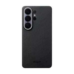 Pitaka Edge Ultra Slim Case with Aaron Button for Samsung S26 Ultra (Black/Grey)