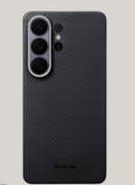 Pitaka Edge Ultra Slim Case with Aaron Button for Samsung S26 Ultra (Black/Grey) - Image 2