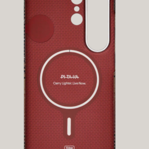 Pitaka Edge Ultra Slim Case with Aaron Button for Samsung S26 Ultra (Sunset) - Image 3