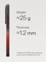 Pitaka Edge Ultra Slim Case with Aaron Button for Samsung S26 Ultra (Sunset) - Image 4