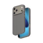 Smartix Ultraguard Silicone Magnetic Case for iPhone 17 Pro Max Titanium Gray - Image 2