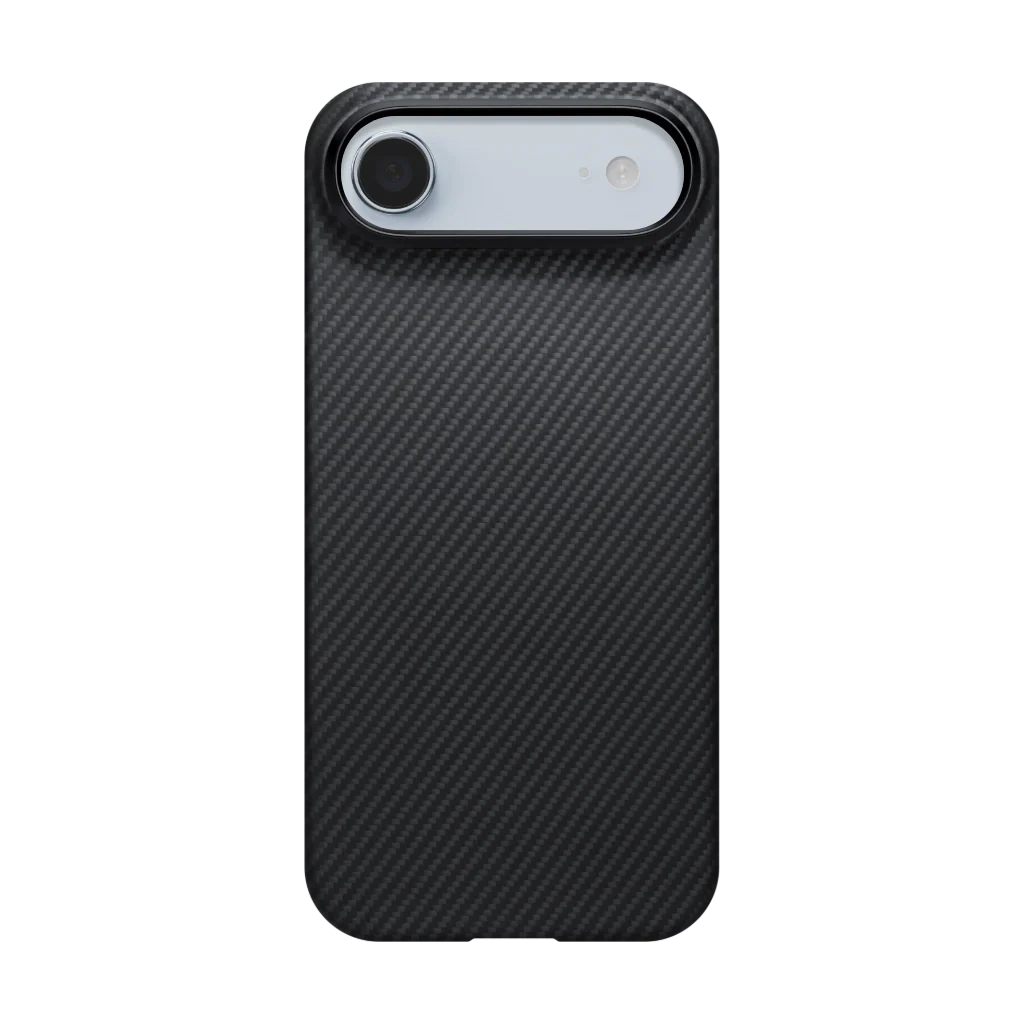 Skyblue-iPhoneAir-black-slim_1024x1024 Pitaka Ultra Slim Case for iPhone 17 Air - Black/Grey - Image 1