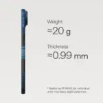 Pitaka Ultra Slim Case for iPhone 17 Air - Moonrise - Image 3