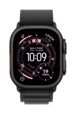 Apple Watch Ultra 3 GPS + Cellular 49mm Black Titanium Case with Black Alpine Loop - Medium