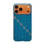 PITAKA Edge Case for iPhone 17 Pro (Indigo）