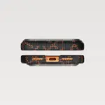 PITAKA Monogram Edge Case for iPhone 17 Pro Max（Leaping - Black/orange） - Image 4