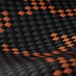 PITAKA Monogram Edge Case for iPhone 17 Pro Max（Leaping - Black/orange） - Image 5