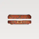 PITAKA Monogram Edge Case for iPhone 17 Pro Max（Leaping - Orange/Blue） - Image 4