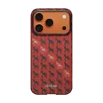 PITAKA Edge Case for iPhone 17 Pro (Cinnabar Steed）