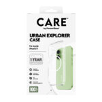 CARE by PanzerGlass® Flagship Case Transparent Urban Explorer w. White MagSafe iPhone 17 2025 6.3" - Image 2