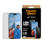 PanzerGlass® 2-Way Privacy Screen Protector iPhone 17 pro 2025 6.3" Pro | Ultra- Wide Fit w. EasyAligner - Image 3