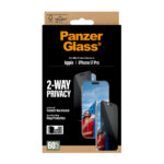PanzerGlass® 2-Way Privacy Screen Protector iPhone 17 pro 2025 6.3" Pro | Ultra- Wide Fit w. EasyAligner - Image 4