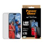 PanzerGlass® 2-Way Privacy Screen Protector iPhone 17 pro max 2025 6.9" Pro | Ultra- Wide Fit w. EasyAligner - Image 3