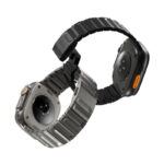 AULUMU C01 Hi-Per Titanium Alloy Watch Band ,Black Color - Image 4