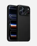 AULUMU A18 Partical Vegan leather case  iPhone 18/17 Pro ,Black - Image 2