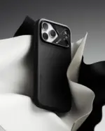 AULUMU A18 Partical Vegan leather case  iPhone 18/17 Pro ,Black - Image 8