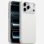 AULUMU A18 Partical Vegan leather case  iPhone 18/17 Pro Max ,White