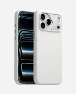AULUMU A18 Partical Vegan leather case  iPhone 18/17 Pro ,White - Image 2