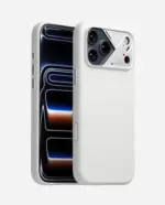 AULUMU A18 Partical Vegan leather case  iPhone 18/17 Pro ,White