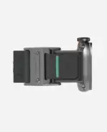 AULUMU A11 band for Apple Watch, Silver buckle+Carbon Grey Strap (3D Woven Herringbone with Letter M) - Image 4