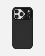 AULUMU A18 Partical Vegan leather case  iPhone 18/17 Pro ,Black - Image 5