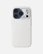 AULUMU A18 Partical Vegan leather case  iPhone 18/17 Pro ,White - Image 5