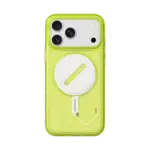 AULUMU A18 Lumen Transparent Luminous Case  for iPhone 18/17 Pro Max, Yellow Lemon