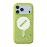 AULUMU A18 Lumen Transparent Luminous Case  for iPhone 18/17 Pro , Yellow Lemon