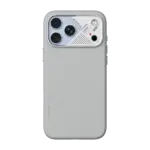 AULUMU A18 Partical Vegan leather case  iPhone 18/17 Pro Max,Gray