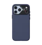 AULUMU A18 Partical Vegan leather case  iPhone 17/18 Pro Max, Dark Blue