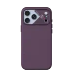 AULUMU A18 Partical Vegan leather case  iPhone 18/17 Pro Max, Dark Cherry - Image 3