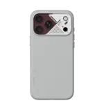 AULUMU A18 Partical Vegan leather case  iPhone 18/17 Pro Max,Gray - Image 3