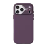 AULUMU A18 Partical Vegan leather case  iPhone 18/17 Pro Max, Dark Cherry