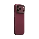 PITAKA Burgundy (Argyle) Edge Case for iPhone 18 Pro Max